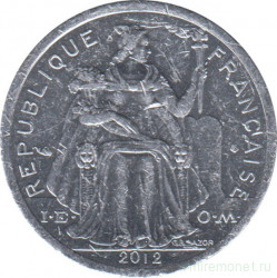Монета. Новая Каледония. 1 франк 2012 год. 