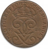  Монета. Швеция. 1 эре 1930 год . ав.