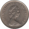 Монета. Фолклендские острова. 5 пенсов 1983 год. ав.