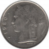 Монета. Бельгия. 1 франк 1980 год. BELGIQUE. ав.