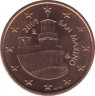 Монета. Сан-Марино. 5 центов 2005 год. ав.