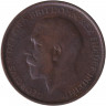 Монета. Великобритания. 1 пенни 1912 год. H.