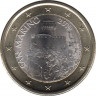 Монета. Сан-Марино. 1 евро 2019 год. ав.