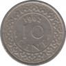 Монета. Суринам. 10 центов 1962 год. ав.