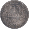 Монета. Германия. Германская империя. 1 марка 1915 год. Монетный двор - Берлин (А). ав. 