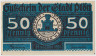 Бона. Нотгельд. Германия. Город Плён. 50 пфеннигов 1921 год. Вариант 1064.3.а.4. ав.