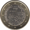 Монета. Сан-Марино. 1 евро 2020 год. ав.