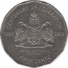 Монета. Австралия. 50 центов 2001 год. Столетие конфедерации. Австралийская столичная территория. ав.
