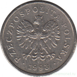 Монета. Польша. 10 грошей 1993 год.