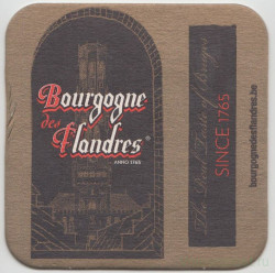 Подставка. Пиво "Bourgogne des Flandres". Бельгия.