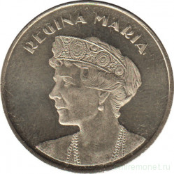 Монета. Румыния. 50 бань 2019 год. Мария Эдинбургская, Королева Румынии.
