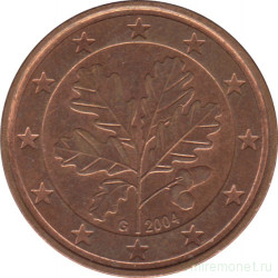 Монета. Германия. 5 центов 2004 год (G).