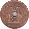 Монета. Родезия и Ньясалэнд. 1/2 пенни 1964 год. ав.