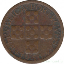 Монета. Португалия. 10 сентаво 1946 год.