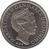 Монета. Дания. 10 крон 1983 год. рев.