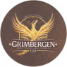 Подставка. Пиво  "Grimbergen". (Круг). лиц.