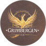 Подставка. Пиво  "Grimbergen". (Круг). оборот.