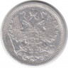 Монета. Россия. 15 копеек 1880 год. СПБ НФ.