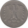Монета. ФРГ. 5 марок 1977 год. Монетный двор - Штутгарт (F). ав.