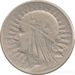 Монета. Польша. 10 злотых 1932 год.
