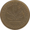  Монета. ФРГ. 5 пфеннигов 1986 год. Монетный двор - Мюнхен (D). ав.