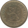 Аверс. Монета. Финляндия. 10 пенни 1971 год.