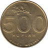Монета. Индонезия. 500 рупий 2003 год. Алюминиевая бронза. рев.