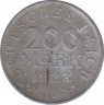 Монета. Германия. 200 марок 1923 год. Монетный двор - Берлин (А). ав.