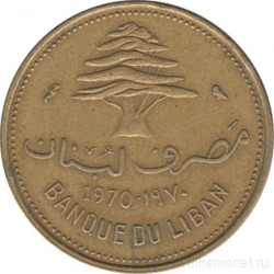 Монета. Ливан. 10 пиастров 1970 год.