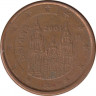 Монета. Испания. 1 цент 2001 год. ав.