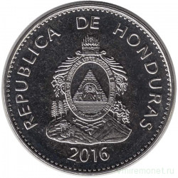 Монета. Гондурас. 50 сентаво 2016 год.