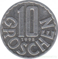Монета. Австрия. 10 грошей 1995 год.
