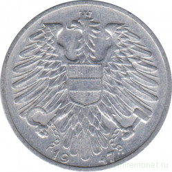 Монета. Австрия. 1 шиллинг 1947 год.