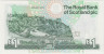 Банкнота. Великобритания. Шотландия. 1 фунт 1992 год. Европейский саммит в Эдинбурге. Тип 356. рев.