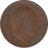 Монета. Индия. 1/4 анны 1905 год. рев.