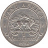 Монета. Британская Восточная Африка. 1 шиллинг 1924 год.