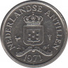 Монета. Нидерландские Антильские острова. 10 центов 1971 год. ав.