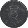  Монета. Дания. 5 эре 1958 год. ав.