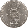 Монета. Швеция. 2 кроны 1956 год. авэ.