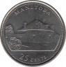 Монета. Канада. 25 центов 1992 год. 125 лет Конфедерации Канада. Манитоба. ав.