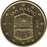 Монета. Сан-Марино. 10 центов 2018 год. ав.