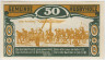 Бона. Нотгельд. Германия. Город Хузбихольц. 50 пфеннигов 1921 год. Вариант 638.1.2. рев.