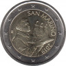 Монета. Сан-Марино. 2 евро 2019 год. ав.