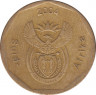 Монета. Южно-Африканская республика (ЮАР). 50 центов 2004 год. ав.