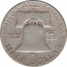 Монета. США. 50 центов 1949 год. Франклин. Монетный двор - Сан-Франциско (S). рев.