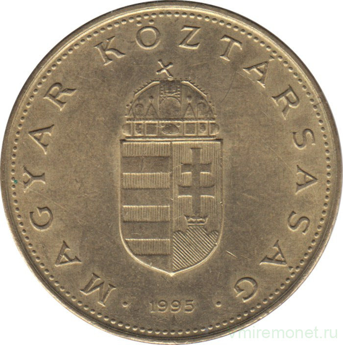 Монета. Венгрия. 100 форинтов 1995 год.