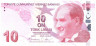 Банкнота. Турция. 10 лир 2009 год. Тип 223g. 