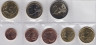 Монета. Франция. Набор евро 8 монет 1, 2, 5, 10, 20, 50 центов, 1, 2 евро 2021 год. рев.