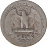 Монета. США. 25 центов 1941 год. Монетный двор D. рев.
