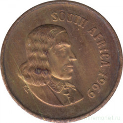 Монета. Южно-Африканская республика (ЮАР). 1 цент 1969 год. Аверс - "SOUTH AFRICA".